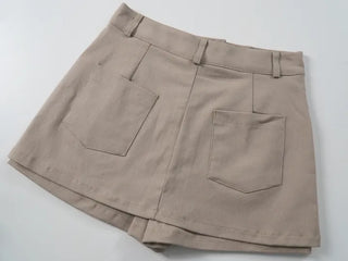 Uni Cotton A-line Short Mini Skirt