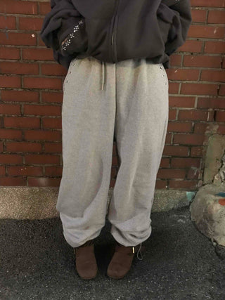 Campus Back Pocket Studded Tapered Pants