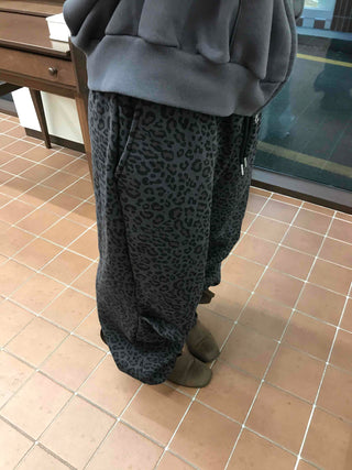Leopard Waistband Training Pants