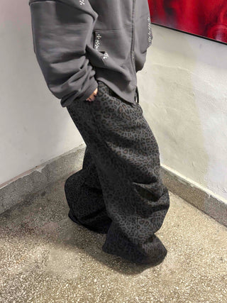 Leopard Waistband Training Pants