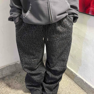 Leopard Waistband Training Pants