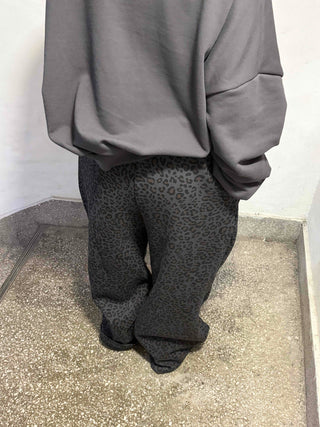 Leopard Waistband Training Pants