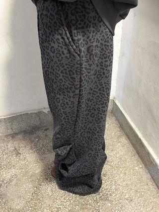 Leopard Waistband Training Pants