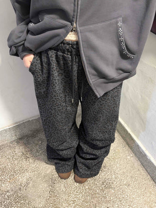 Leopard Waistband Training Pants