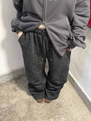 Leopard Waistband Training Pants