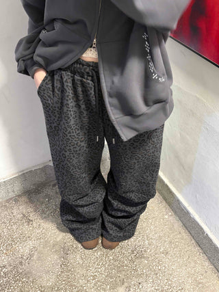 Leopard Waistband Training Pants