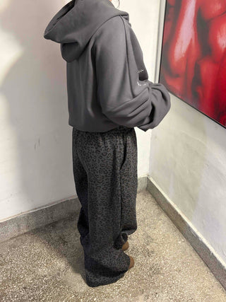 Leopard Waistband Training Pants