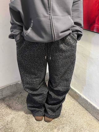 Leopard Waistband Training Pants
