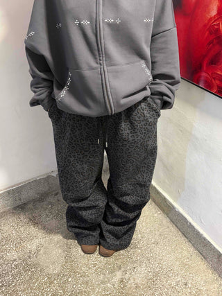 Leopard Waistband Training Pants
