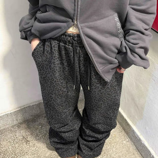Leopard Waistband Training Pants
