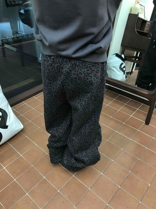 Leopard Waistband Training Pants