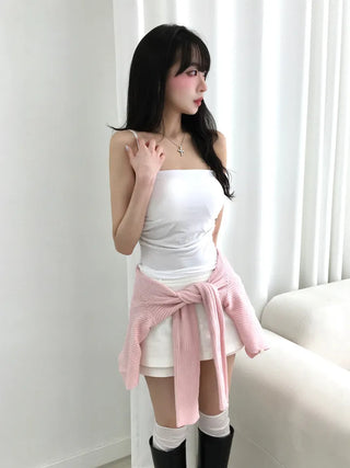 Nor Top Side Shirring Strap Sleeveless