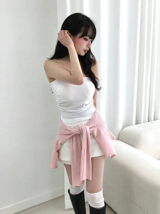 Nor Top Side Shirring Strap Sleeveless