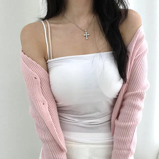 Nor Top Side Shirring Strap Sleeveless