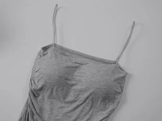 Nor Top Side Shirring Strap Sleeveless