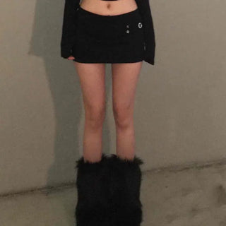 Y2K Mood Low-Rise Tight-Fit Mini Skirt