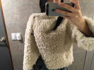 Soft Mood Sherpa Fur Oversized Single Jacket