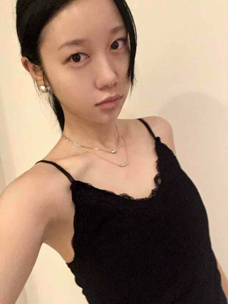 Daily Simple Lace Bra Top Slim Fit Camisole