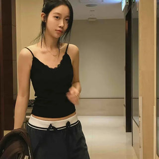Daily Simple Lace Bra Top Slim Fit Camisole