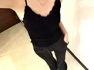 Daily Simple Lace Bra Top Slim Fit Camisole