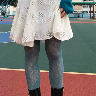 Romantic Cotton Crochet A-Line Midi Skirt