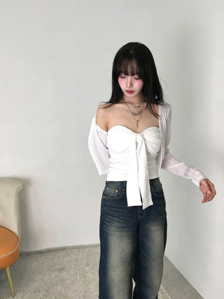 Pajo Ribbon Tube Top