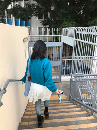 Cozy Loose Fit Vivid Knit Cardigan