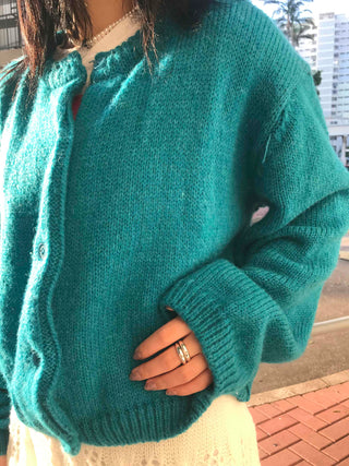 Cozy Loose Fit Vivid Knit Cardigan