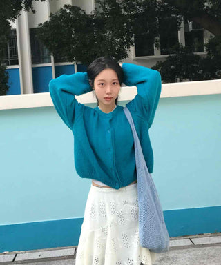 Cozy Loose Fit Vivid Knit Cardigan