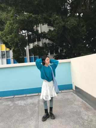 Cozy Loose Fit Vivid Knit Cardigan