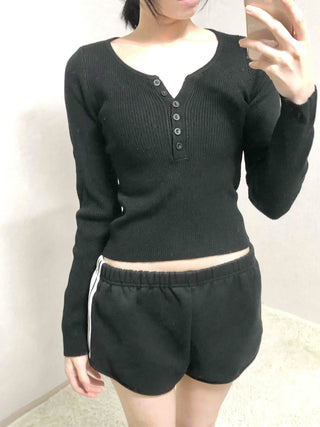 Color Block Piping Mini Running Shorts