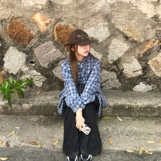 Rubo Summer Cap Hoodie Check Shirt