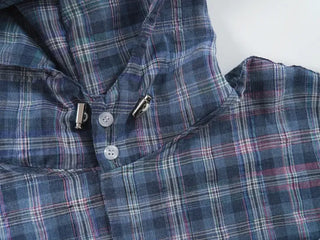Rubo Summer Cap Hoodie Check Shirt