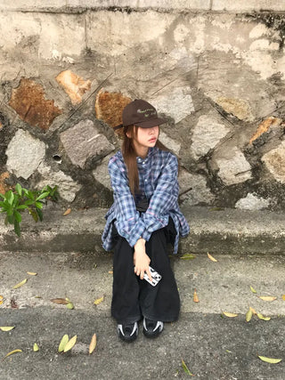 Rubo Summer Cap Hoodie Check Shirt