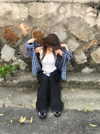 Rubo Summer Cap Hoodie Check Shirt