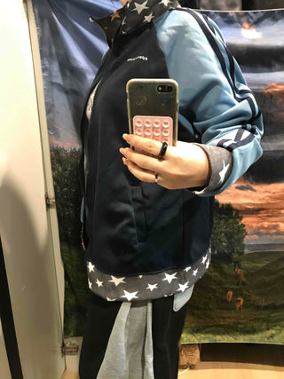Star Sideline Oversized Zip-Up Jumper