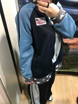 Star Sideline Oversized Zip-Up Jumper