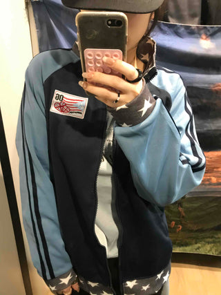 Star Sideline Oversized Zip-Up Jumper