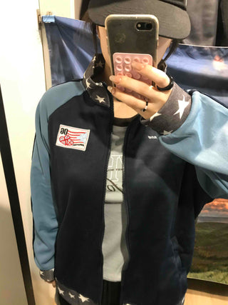 Star Sideline Oversized Zip-Up Jumper