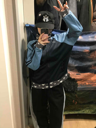 Star Sideline Oversized Zip-Up Jumper