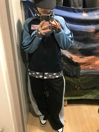 Star Sideline Oversized Zip-Up Jumper