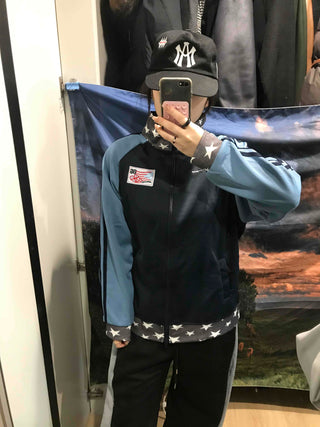 Star Sideline Oversized Zip-Up Jumper