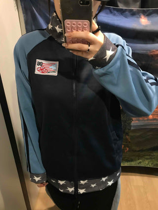 Star Sideline Oversized Zip-Up Jumper