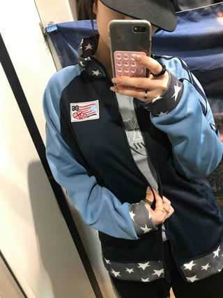 Star Sideline Oversized Zip-Up Jumper