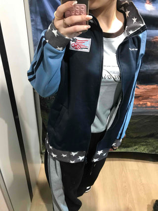 Star Sideline Oversized Zip-Up Jumper