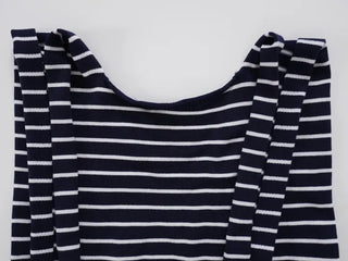 Gabi striped shoulder layered shirt