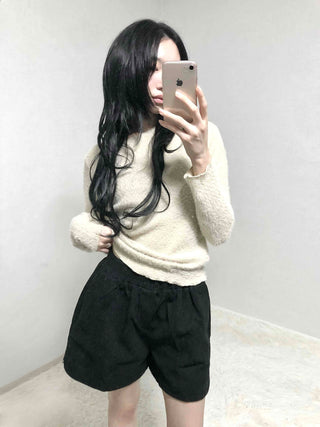 Daily Cozy Elastic Waist A-Line Shorts