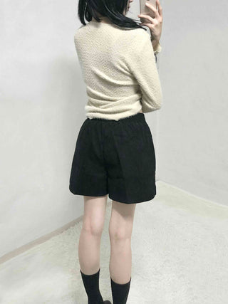 Daily Cozy Elastic Waist A-Line Shorts