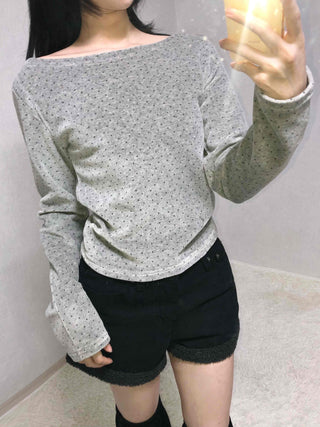 Cozy Soft Loose Fit Round Neck Long Sleeve T-shirt