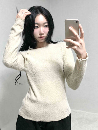 Polar Cozy Fluffy Angora Knit